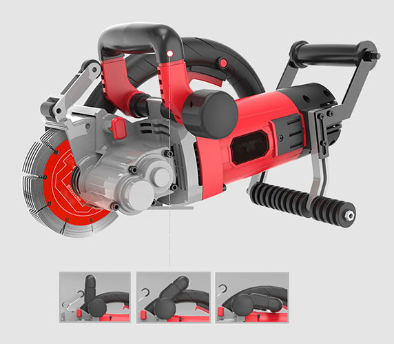 4500w wall chaser grooving machine details