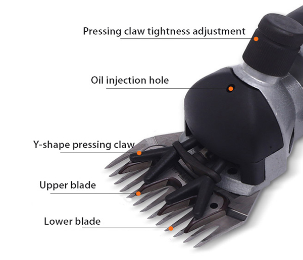 Blade Structure of 690W 2400 rpm Electric Sheep Shearing Clipper