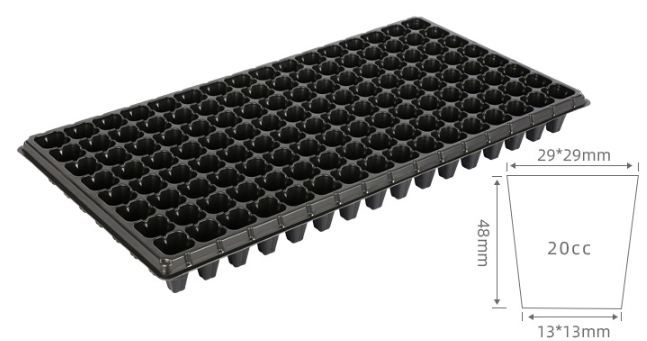 Details of 8x16 plant growing trays
