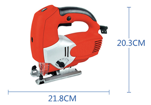 Dimension of 3.15" Electric Jigsaw with Laser, 3.3 Amp