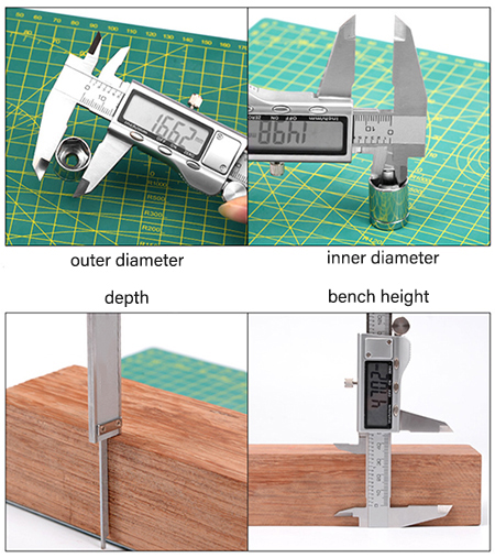 How to use a digital vernier caliper