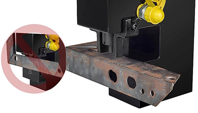 Use Hydraulic Punching Machine Punching Angle Steel/Iron