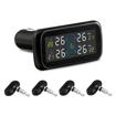 Car TPMS with 4 Wireless Tire Sensors