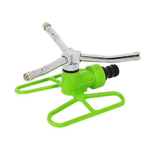 3-Arm Metal Rotating Garden Sprinkler