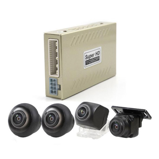 360 Degree Dash Cam 2D, 4 Cameras for Car