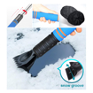 Ice Scraper with Glove, Blue/Black