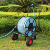 4-wheel garden hose reel cart