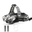 3000 Lumens LED Rechargeable Headlamp