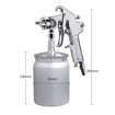 Siphon Air Spray Gun, 600ml, 1.0/1.3/1.5/1.8mm