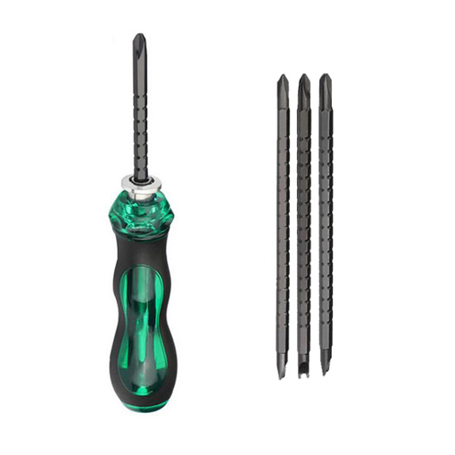 Tamper Proof Tri-Point and Spanner Security Screwdriver