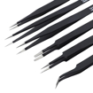 6PCS ESD Precision Tweezers Set for Electronics