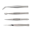 4PCS Stainless Steel Craft Tweezers Set