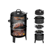 Vertical Charcoal Smoker Grill