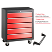 5-Drawer Steel Rolling Tool Cabinet