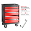 5-Drawer Steel Rolling Tool Cabinet