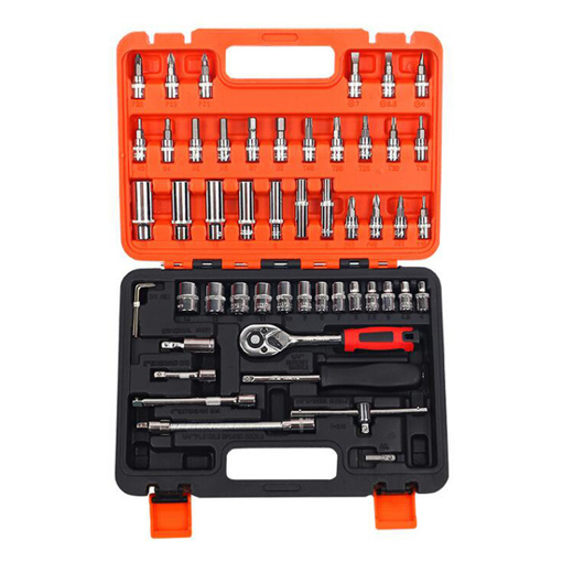 53-Piece 1/4-in Drive Ratchet & Socket Set