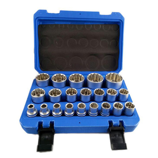 21-Piece 1/2-in Drive 12-Point Metric Socket Set