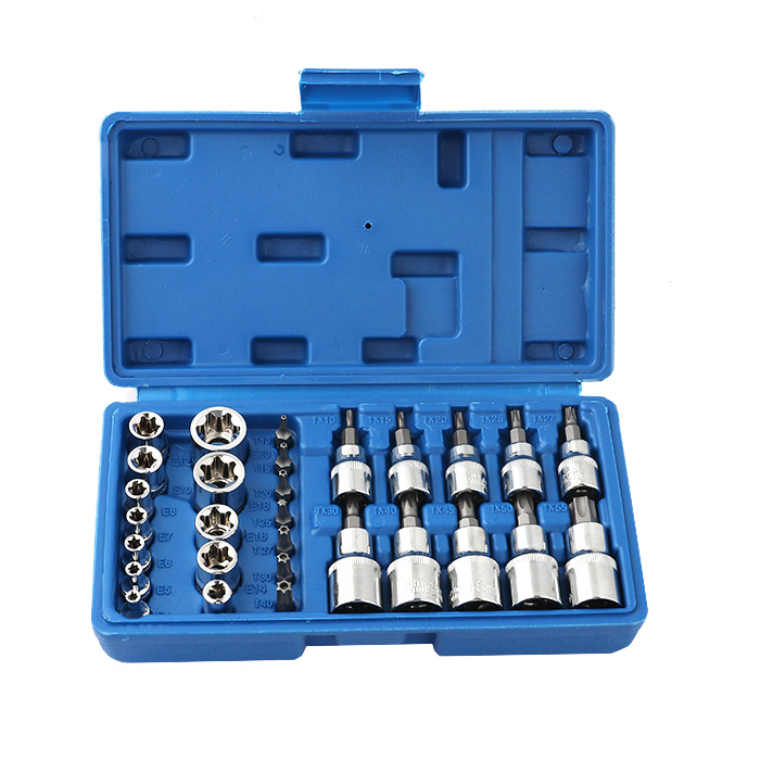 29Piece Torx Bit and External Torx Socket Set