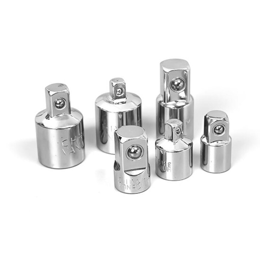 6Piece Socket Adapter Set, 1/4" 3/8" 1/2"
