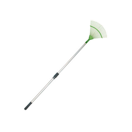 Adjustable Steel Leaf Rake, 22 Tine