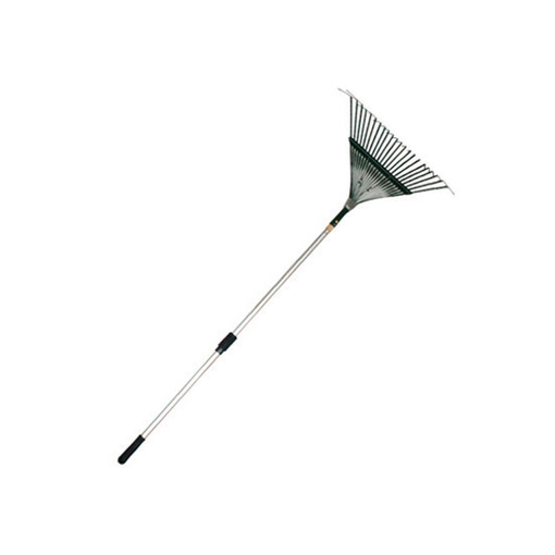 Adjustable Garden Leaf Rake, 22 Tine