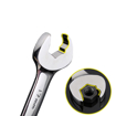 Open End Ratcheting Combination Wrench, 8mm/9mm/10mm to 21mm