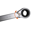 Reversible Double Box End Ratcheting Wrench