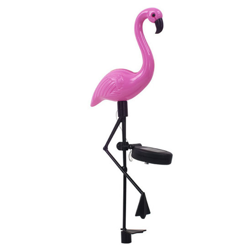 Pink Flamingo Solar Powered Light for Garden Yard