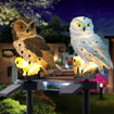 Outdoor Garden Owl Solar Light with Stake