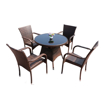 5 Piece Wicker Dining Table and Chairs