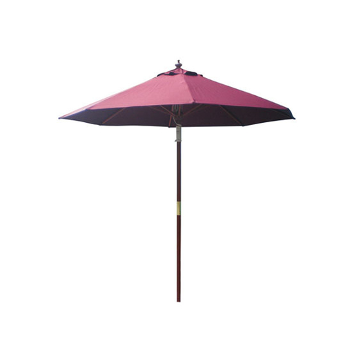 8 FT Outdoor Wood Market Patio Umbrella