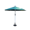 9 FT Patio Outdoor Umbrella, with Solar LED Lights