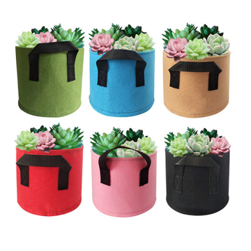 Garden Containers Vegetable Planter Pots Tomato Planter Bags Flowers Plant Grow Bags Outdoor Thick Breathable Non-Woven Fabric Pots BAGOKIE 2 Pack Potato Grow Bags 15 Gallon with Flap & Handle 