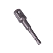 3-Piece Power Drill Socket Adapter Set, 1/4" 3/8" 1/2"