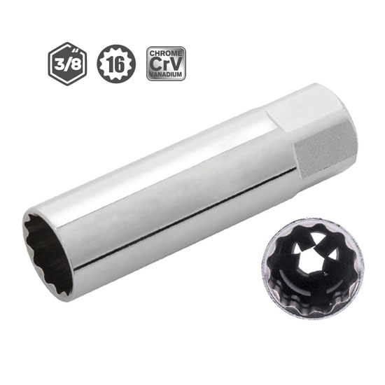 16mm Thin Wall Spark Plug Socket