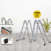 12 ft Aluminium Folding Ladder, Multi-Purpose