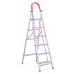 6 Steps Folding Aluminium Ladder with Platform