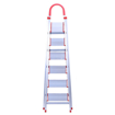 6 Steps Folding Aluminium Ladder with Platform