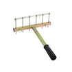 Level Head Rake for Paving Tiling, A3 Carbon Steel