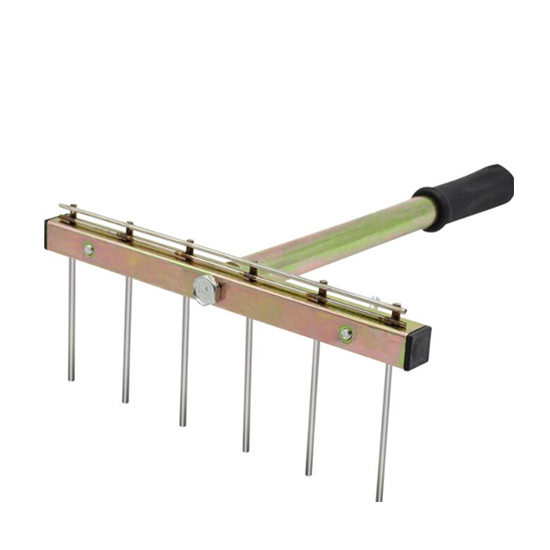 Level Head Rake for Paving Tiling, Stainless Steel | Tool.com