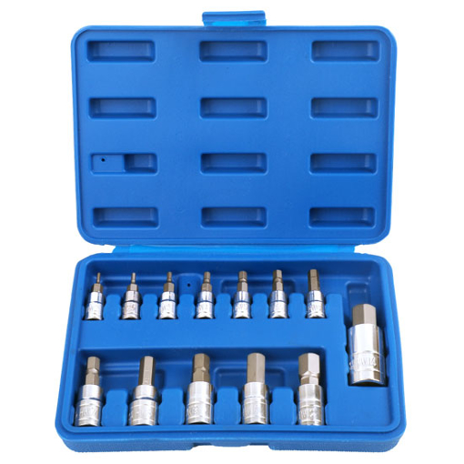 13 Piece Hex Bit Socket Set