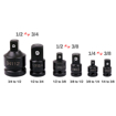 6 Piece Impact Socket Adapter Set