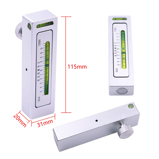 Caster Camber Gauge, Silver/Black