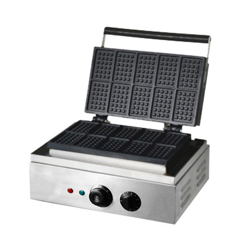 Commercial Rectangle Waffle Maker, 10 Pcs, 120V/240V