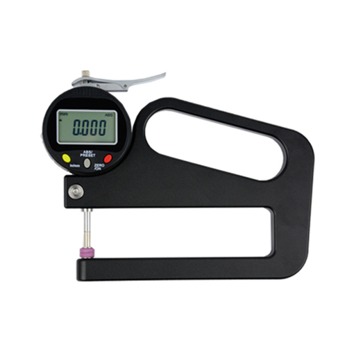 High Precision Digital Thickness Gauge, 120mm Depth, 0.001mm Resolution