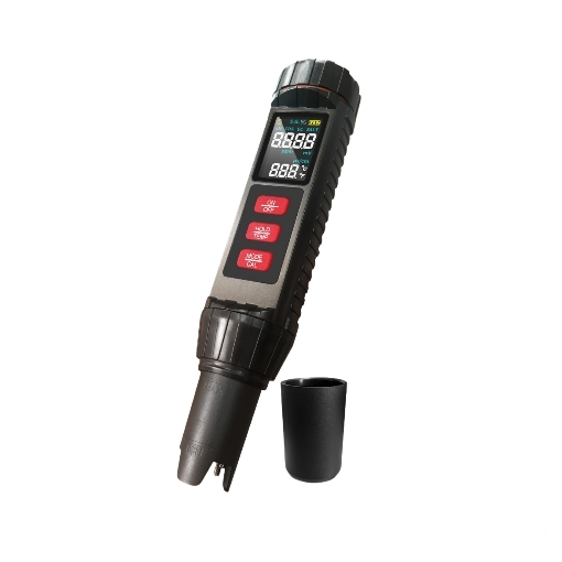Portable Pocket Conductivity Meter, EC/TDS/PH/Salt Tester