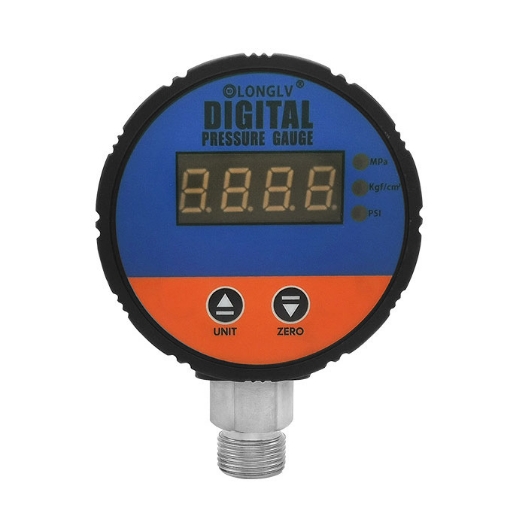 4-Digit LED Digital Pressure Gauge for Hydraulic/ Water/ Gas, 0-1.6MPa