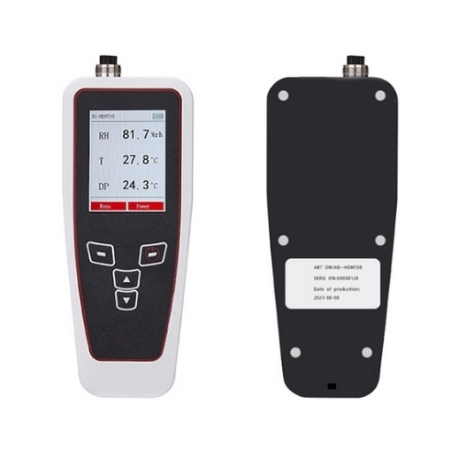 Portable Digital Dew Point Meter, IP65 Protection