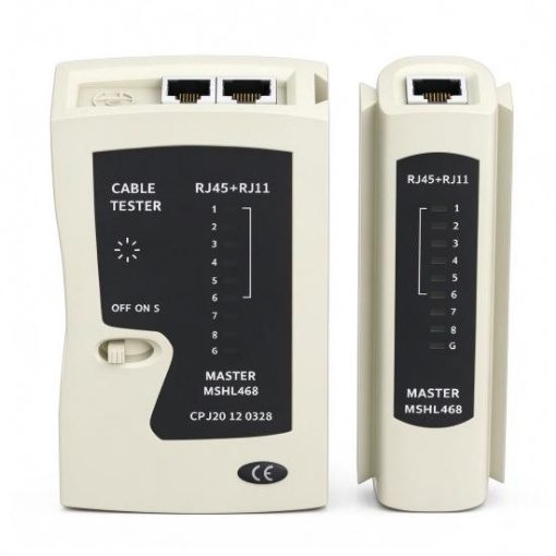 Smart Network And Telephone Cable Tester, RJ45/RJ11
