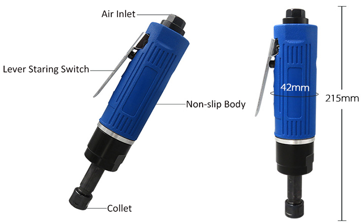 1/4 inch 6000rpm air die grinder details